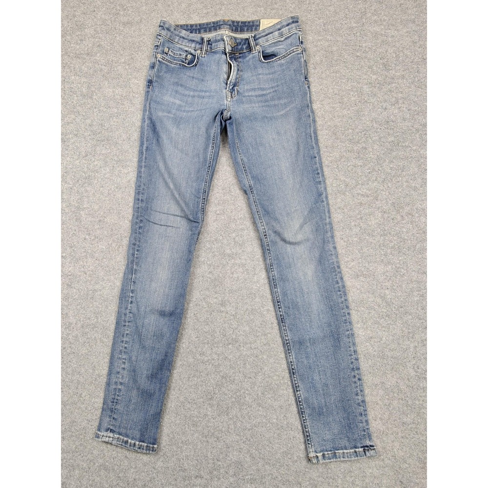 AllSaints‎ Jeans Mens 29x31 Blue Medium Wash Slim Skinny Stretch Denim Pants